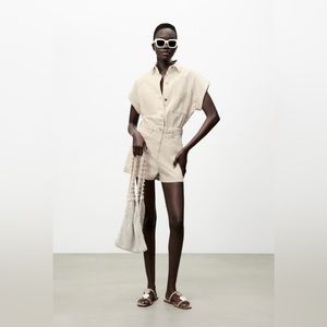 SOLD OUT Short Denim Jumpsuit